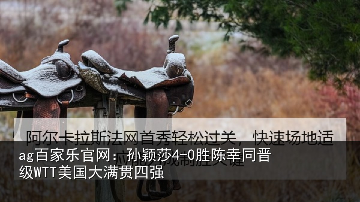 ag百家乐官网:孙颖莎4-0胜陈幸同晋级WTT美国大满贯四强